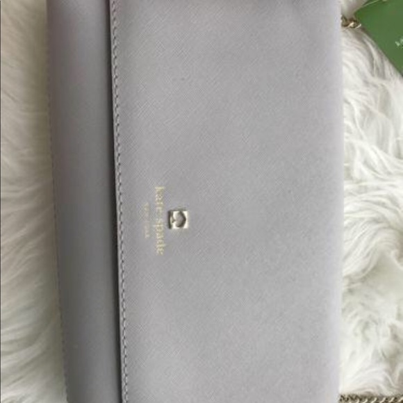 NWT Kate Spade Crossbody Light Gray - Picture 4 of 8